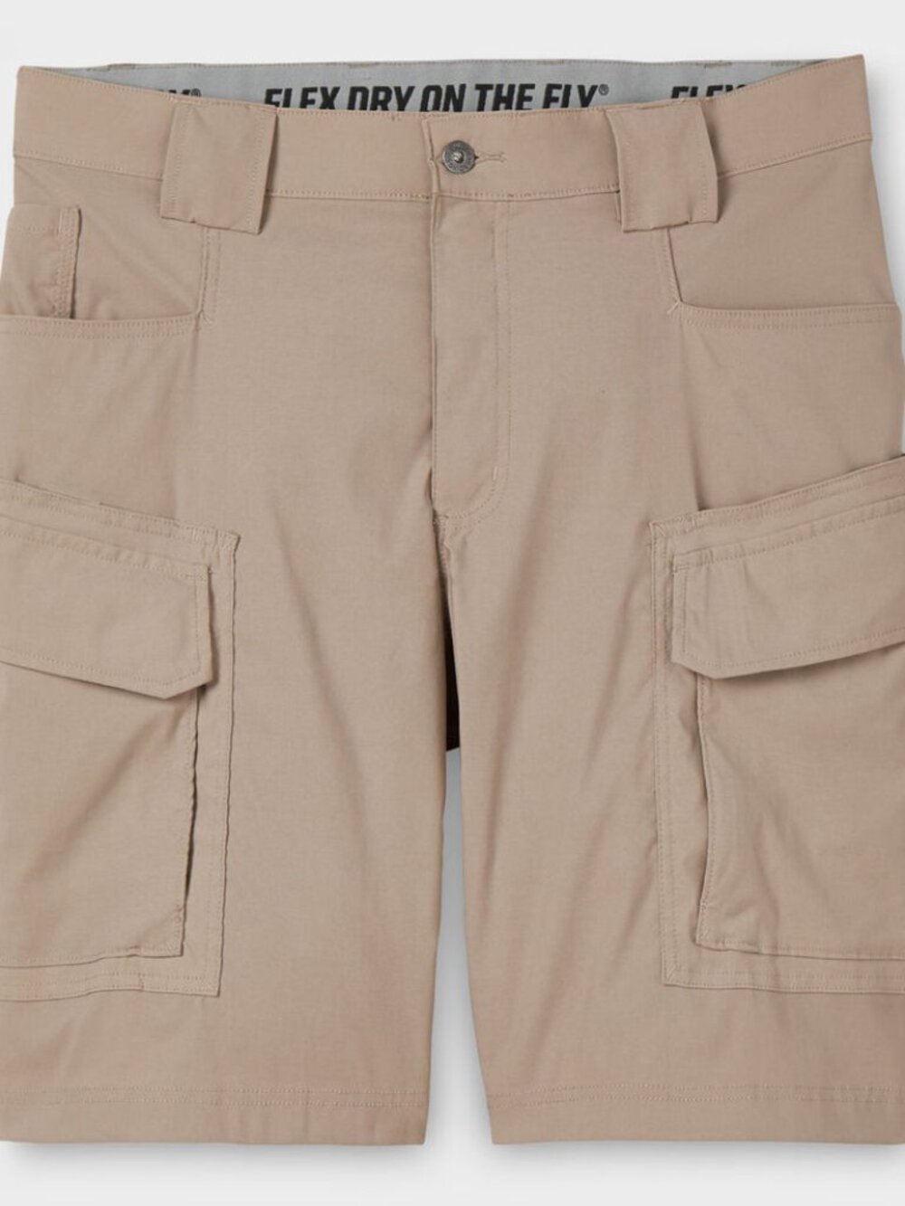 Men's DuluthFlex Dry on the Fly 11" Cargo Shorts - Size 48 - Tan/"Smoky Tan"